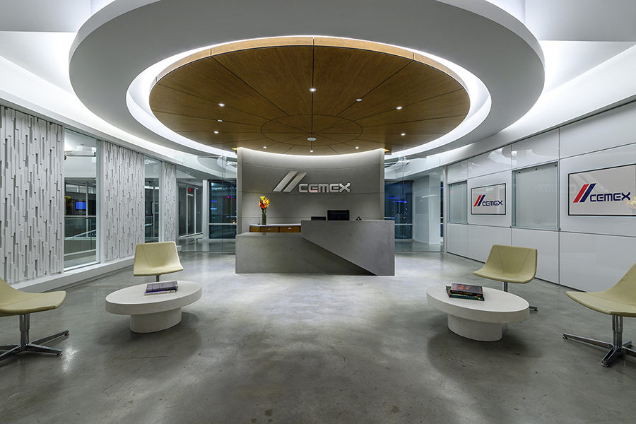 CEMEX headquarters LED Pendant Cylinders & Recessed Downlights | Inventure  Design