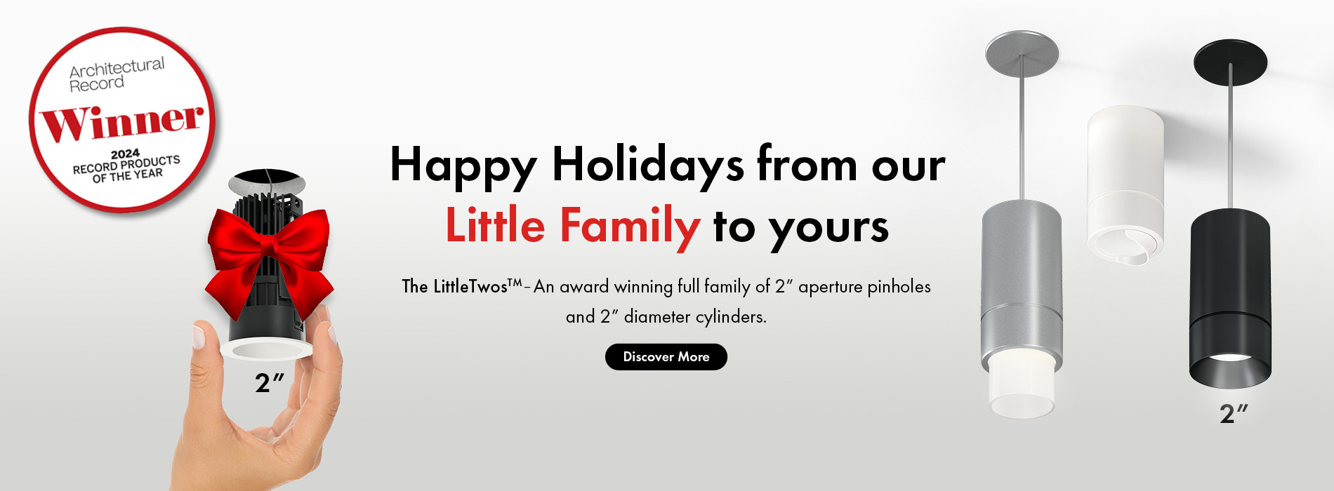 LittleTwos 2 Inch Downlight Family Homepage Banner